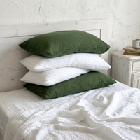 Organic Cotton Pillowcase Set of 2 - Forest Green