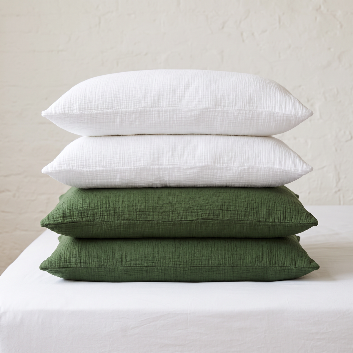 Organic Cotton Pillowcase Set of 2 in Various Colors