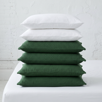 Organic Waffle Pillowcase Set of 2 in Various Colors