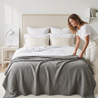 Organic Muslin Blanket – Double-Sided in Various Colors
