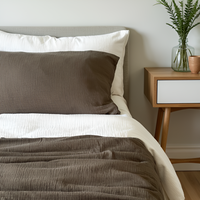 Gray Organic Cotton Pillowcase Set of 2