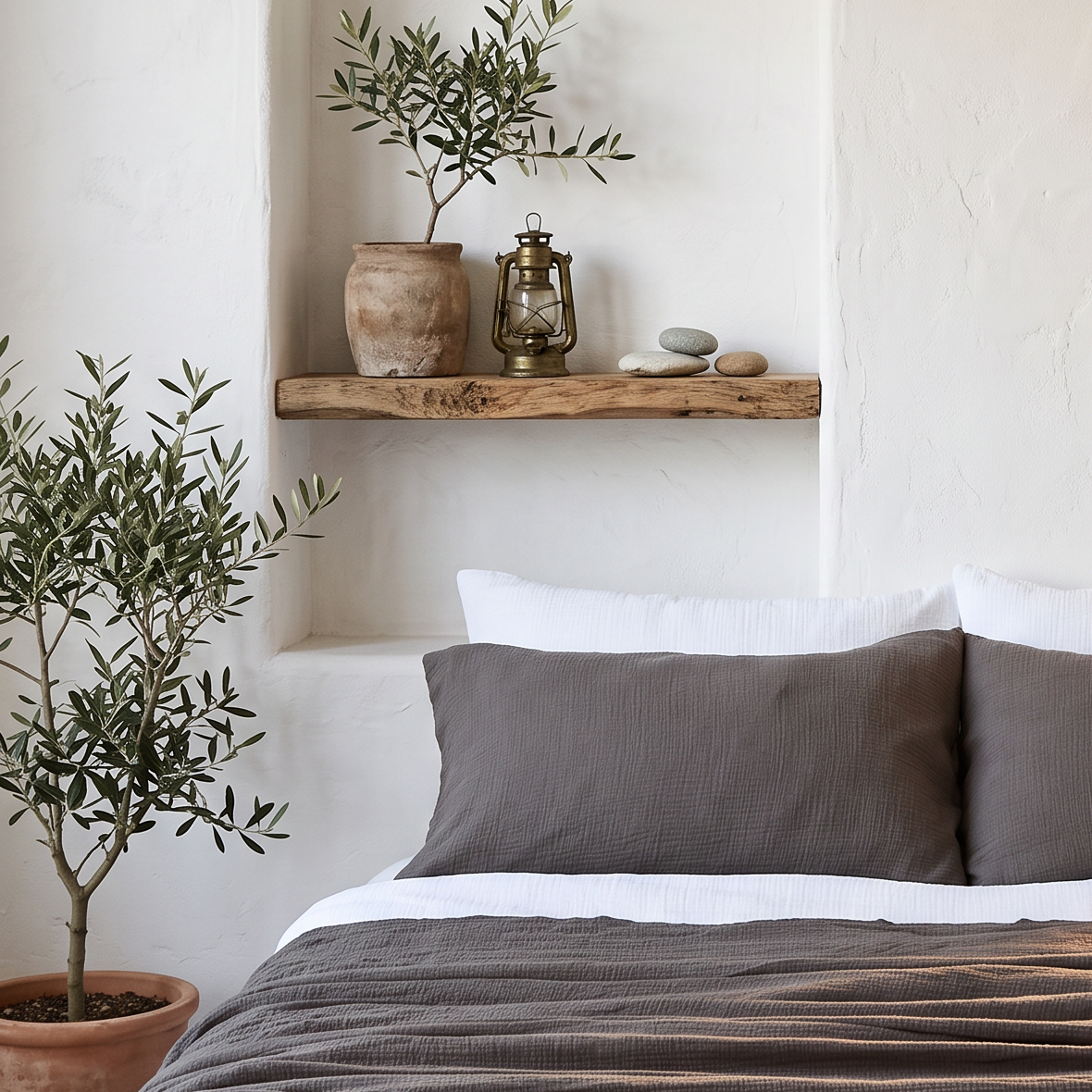 Gray Airy Soft Organic Cotton Duvet Cover