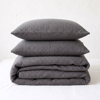 Organic Cotton Pillowcase Set of 2 - Gray