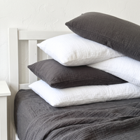 Organic Cotton Pillowcase Set of 2 - Gray