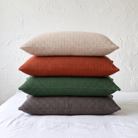 Organic Waffle Pillowcase Set of 2 - Gray