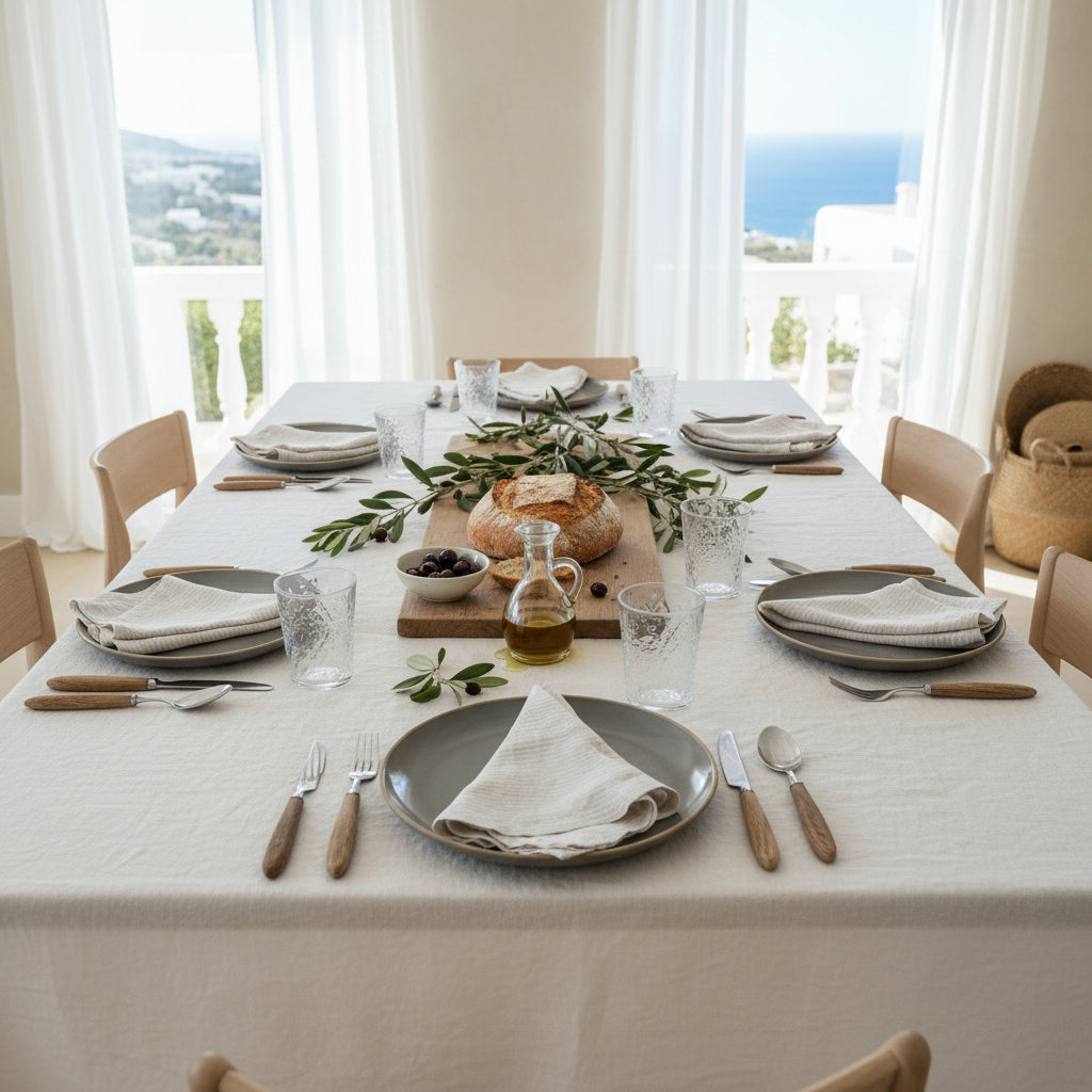 Mix and Match Linen Napkins in Various Colors and Size - Set of 4