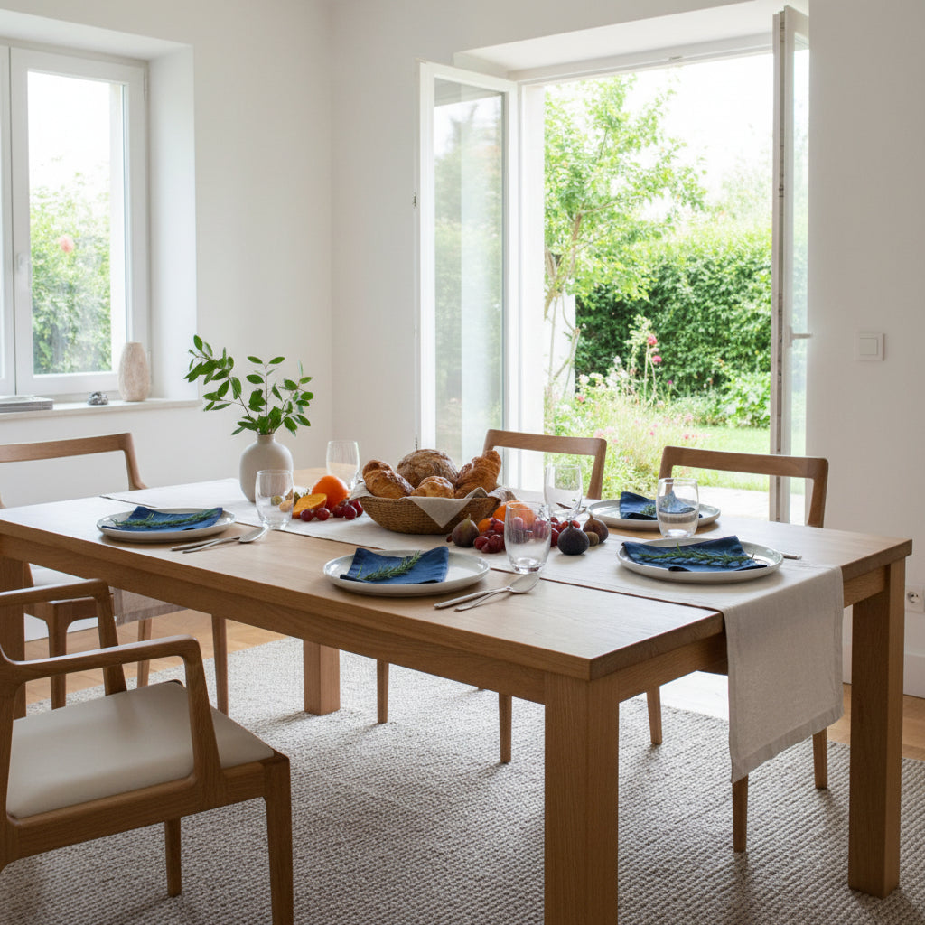 Mix and Match Linen Napkins in Various Colors and Size - Set of 4