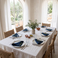 Navy Linen Napkin Set Of 4