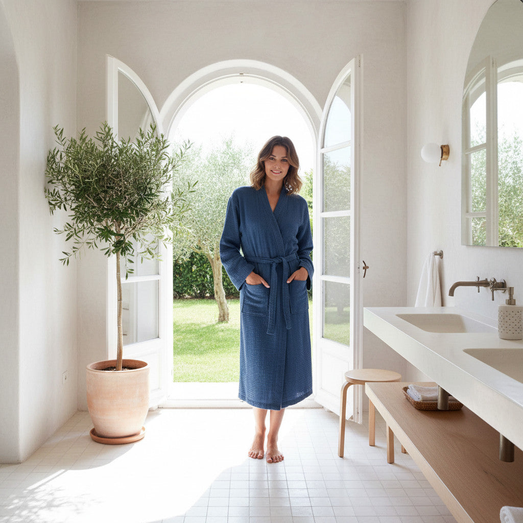 Organic Cotton Robe in Various Colors