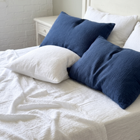 Organic Cotton Pillowcase Set of 2 - Royal Blue