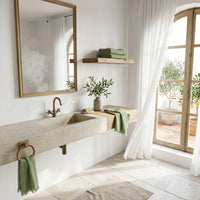 Waffle Hand Towel, Sage