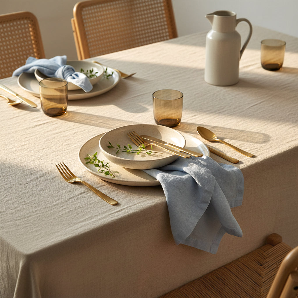 Mix and Match Linen Napkins in Various Colors and Size - Set of 4