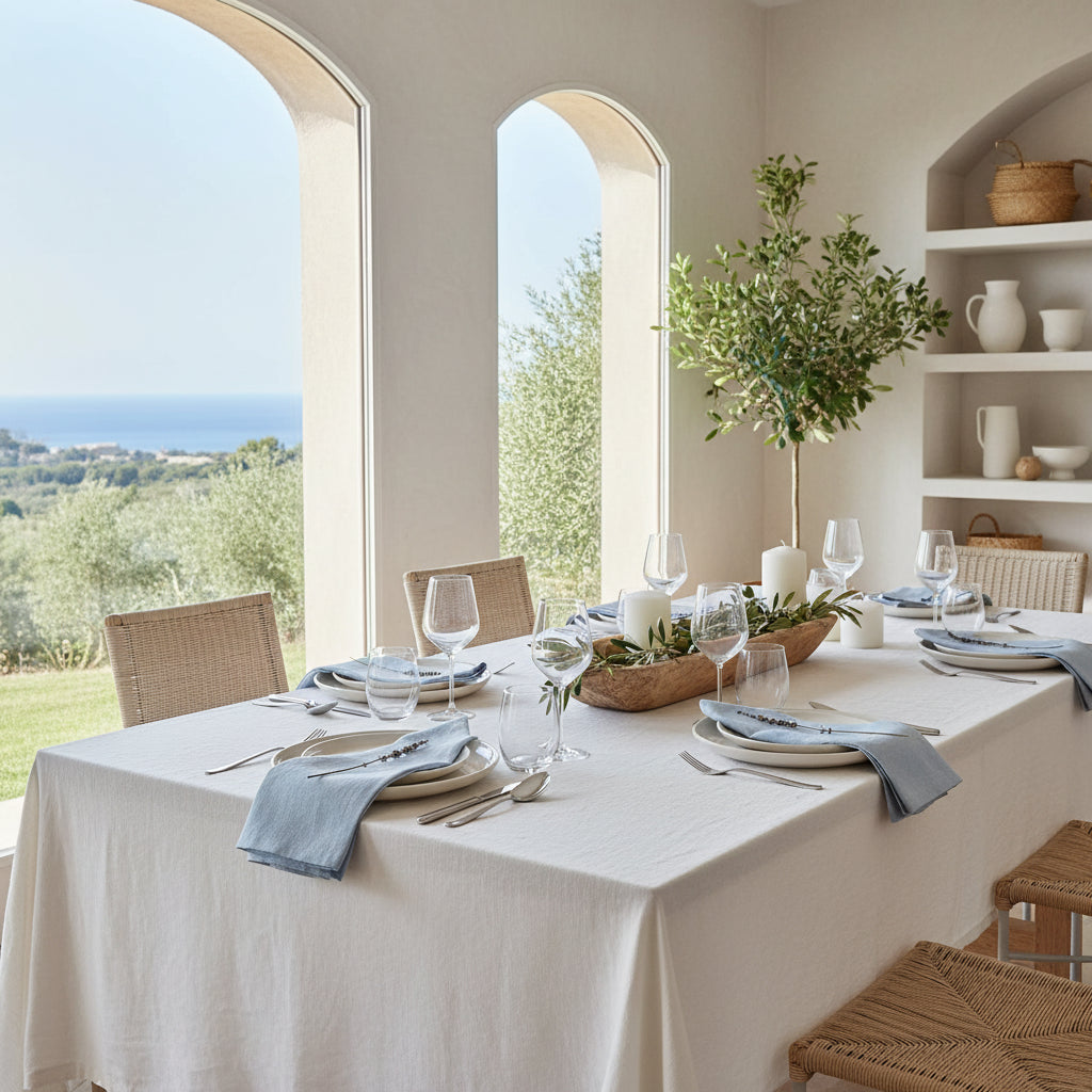 Mix and Match Linen Napkins in Various Colors and Size - Set of 4