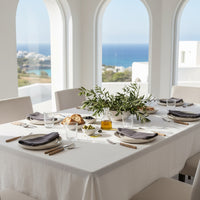 Smoke Gray Linen Napkin Set of 4