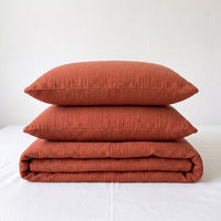Organic Cotton Pillowcase Set of 2 - Cinnamon