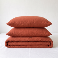 Cinnamon Airy Soft Organic Cotton Duvet Cover