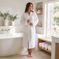 White Organic Cotton Robe