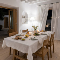 Soft White Linen Napkin Set of 4