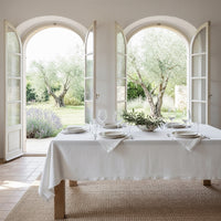 Soft White Linen Napkin Set of 4