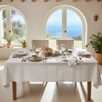 Soft White Linen Napkin Set of 4