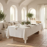 Soft White Linen Napkin Set of 4