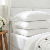 Organic Cotton Pillowcase Set of 2 - White