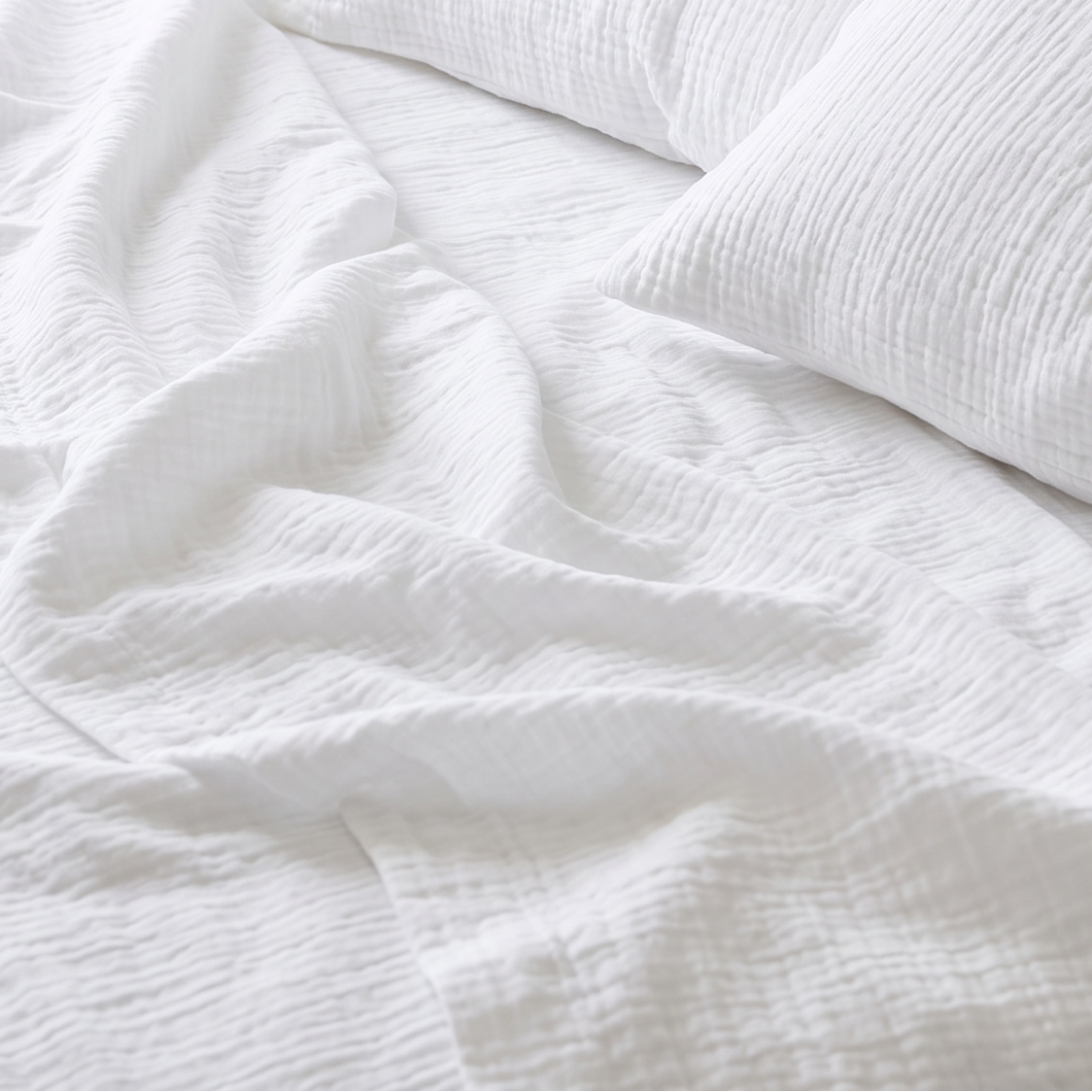Organic Cotton Pillowcase Set of 2 - White