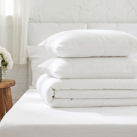 White Airy Soft Organic Cotton Duvet Cover