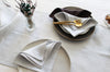 Light Bluish Gray Table Runner, 100% Linen