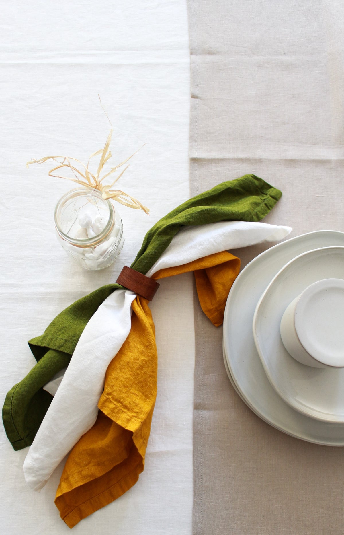 Natural Table Runner, Linen