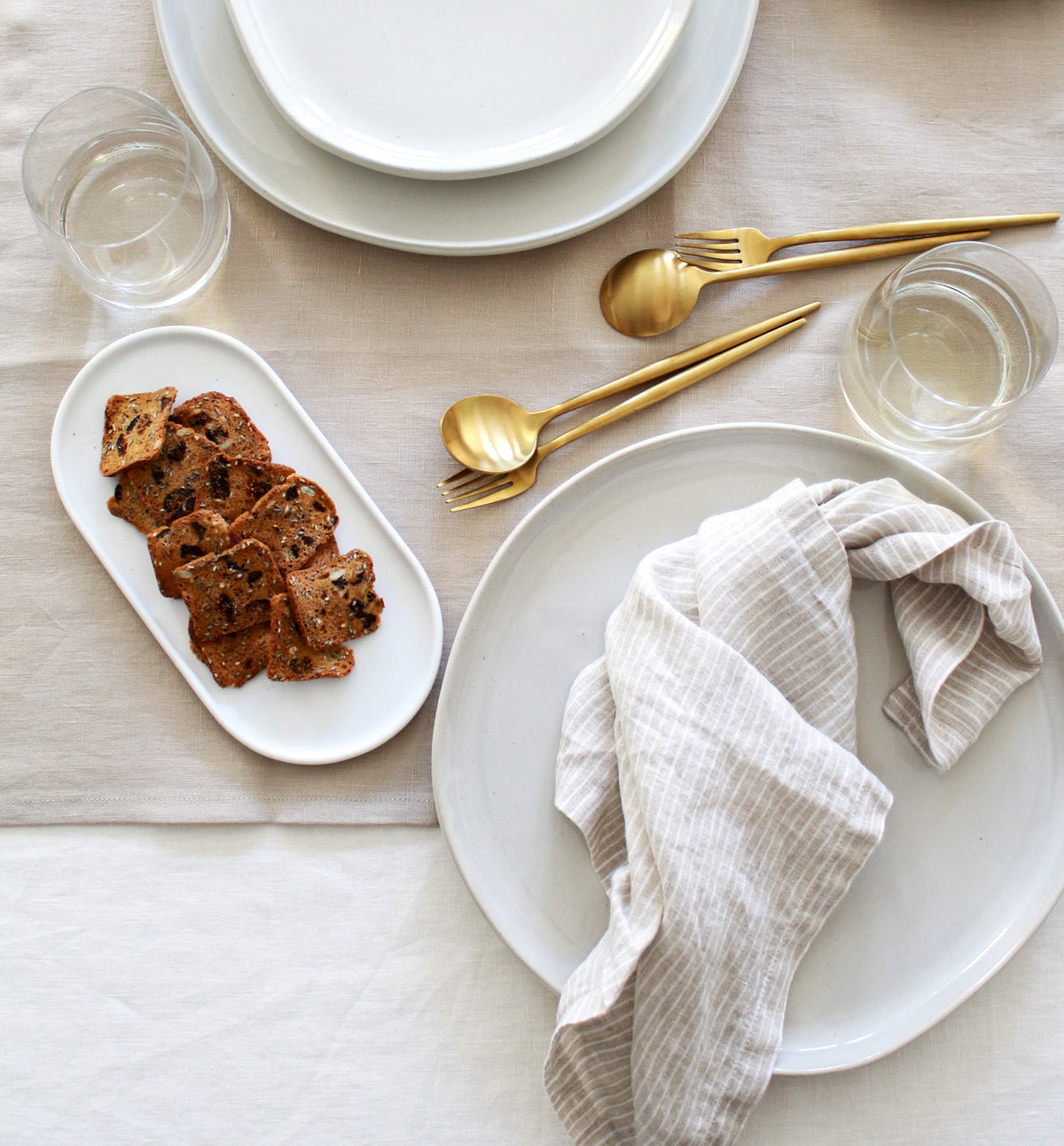 Natural Table Runner, Linen