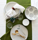 Forest Green Table Runner, 100% Linen