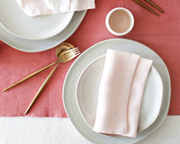 Dusty Rose Table Runner, Linen