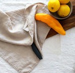 Natural Linen Tea Towel, Kitchen Towel