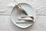 Natural Linen Napkins, Set of 4 or Single Napkin