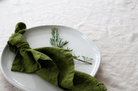 Forest Green Linen Napkins