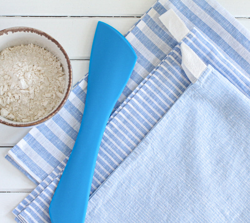 Cotton Linen Tea Towel Set of 2, Kitchen Towels
