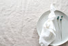 Off White Linen Napkins, Set of 4 or Single Napkin