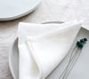 Off White Linen Napkins, Set of 4 or Single Napkin