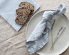 Sky Blue Linen Napkins, Set of 4 or Single Napkin