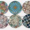 Coaster Set of 6, Coaster Set for Drinks, Decorative Coaster Set