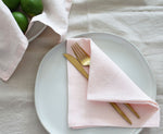 Blush Linen Napkins, Set of 4 or Single Napkin