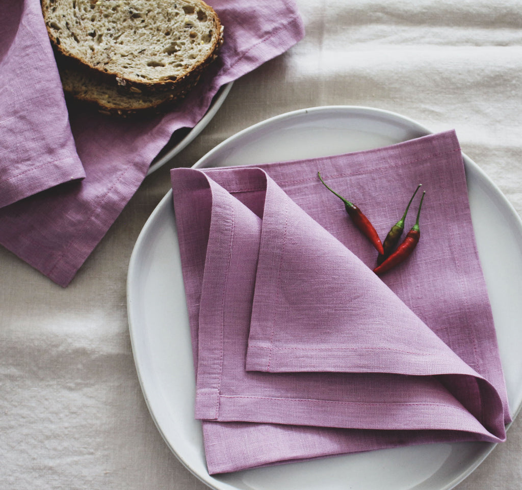 woodrose dinner napkins