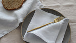 Light Gray Linen Napkins, Set of 4 or Single Napkin