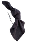 Smoke Gray Linen Napkins, Set of 4 or Single Napkin