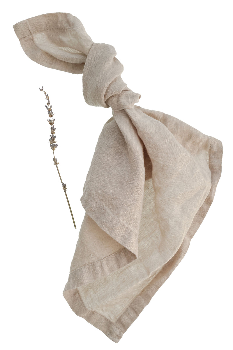 Natural Linen Napkins, Set of 4 or Single Napkin