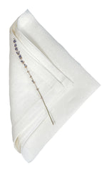 Off White Linen Napkins, Set of 4 or Single Napkin