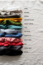 Tablecloth in Various Colors, 100% Linen