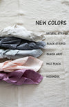 Light Gray Linen Napkins, Set of 4 or Single Napkin